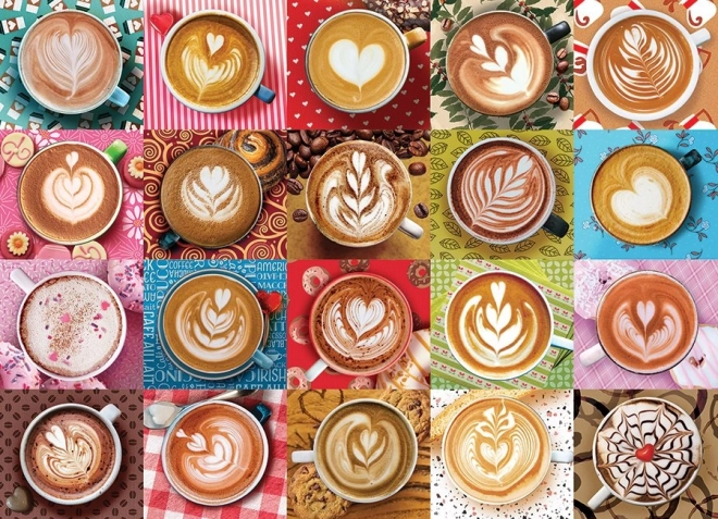 Puzzle 500 elementów COBBLE HILL Kocham Cię, latte