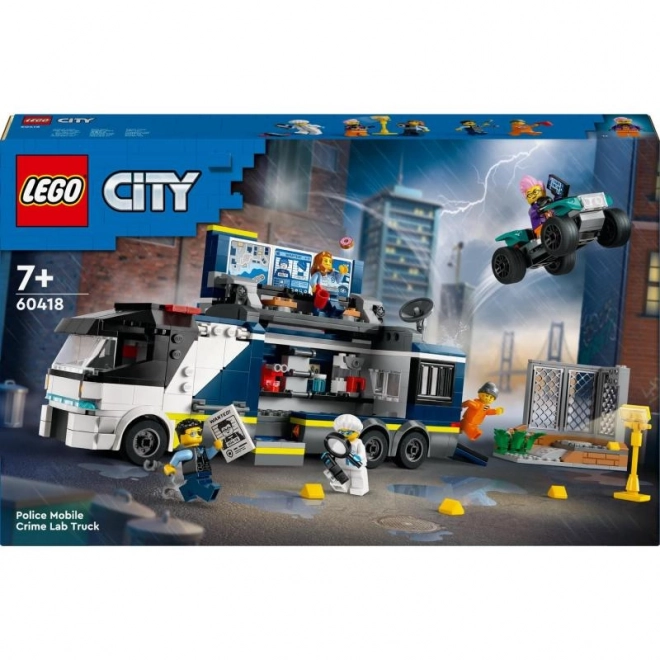LEGO® City 60418 Mobilne laboratorium kryminalistyczne policji