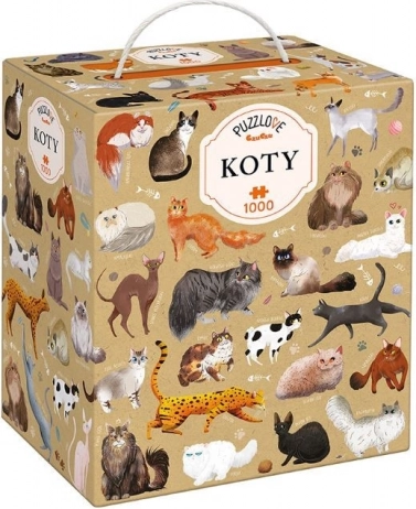 Puzzle Puzzlove koty 1000 elementów