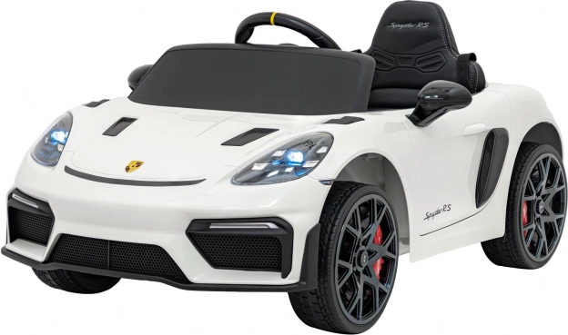 Elektryczny samochód dla dzieci Porsche 718 Spyder RS – Biały
