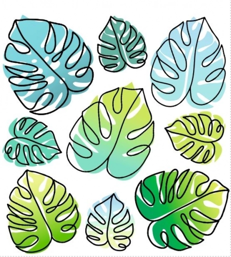 Nowoczesny botaniczny design