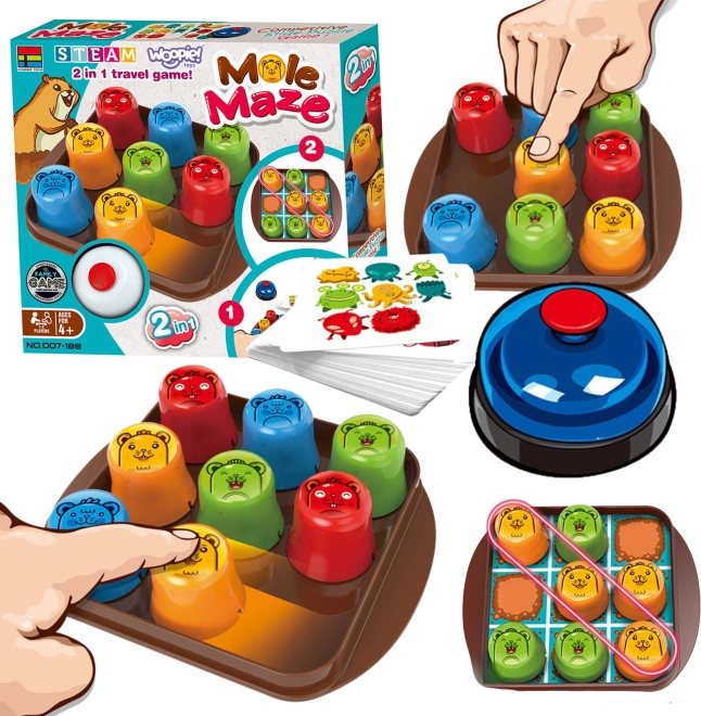 Możliwa gra Mole Maze 2w1 – Krzyżówka i Piaskownica