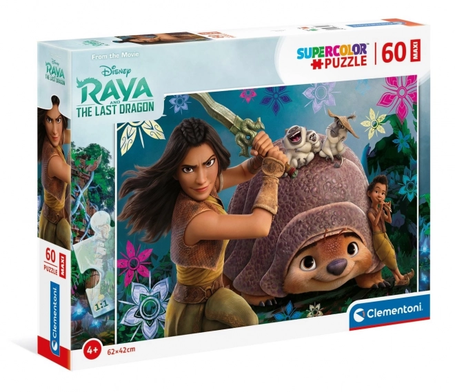 Raya i smok - puzzle MAXI 60 elementów