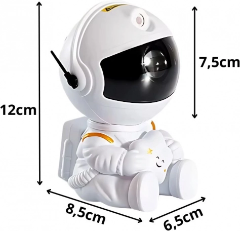 Projektor Gwiezdny siedzący astronauta z pilotem