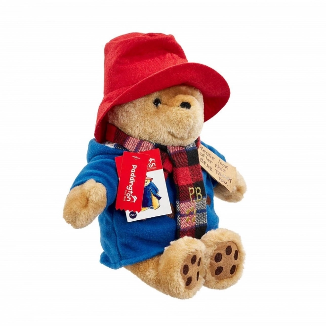 Tęczowy Pluszowy Paddington z szalikiem duży