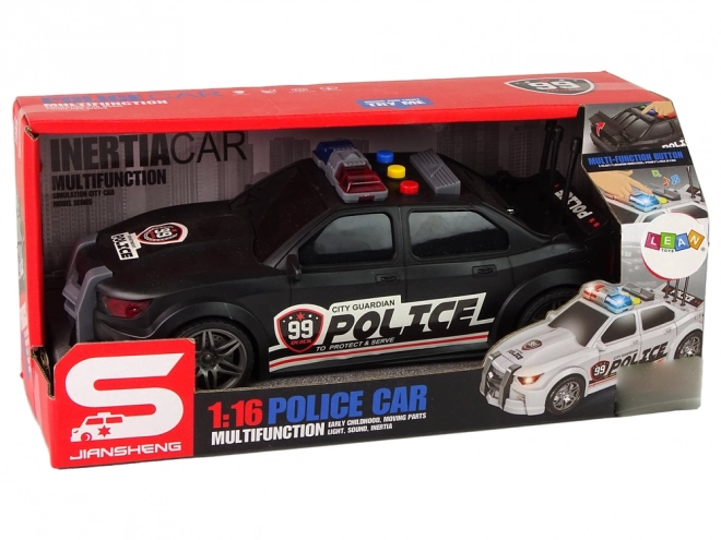Policyjny samochód sportowy 1:16 Black Sound
