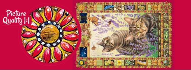 Puzzle Cherry Pazzi Koty 1000 kawałków