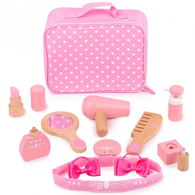 Bigjigs Toys Drewniany zestaw kosmetyczny