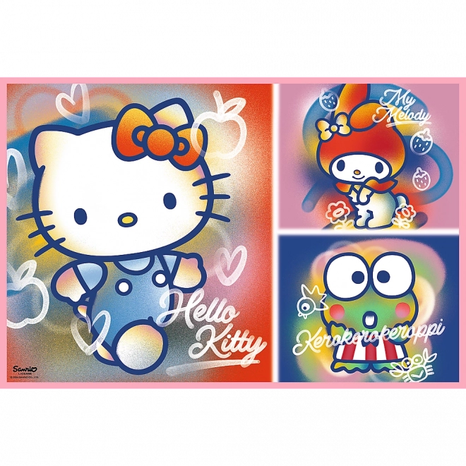 Puzzle 2x200 Hello Kitty i przyjaciele