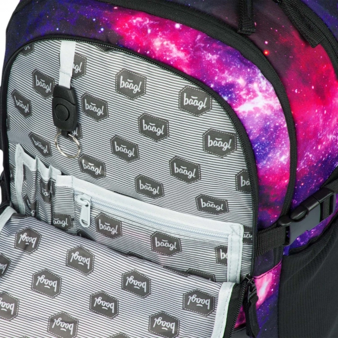 BAAGL Plecak szkolny Skate Galaxy