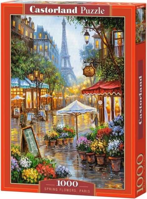 Puzzle 1000 elementów Wiosenne kwiaty, Paryż