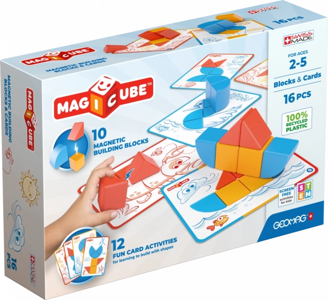 Geomag Magicube Bloki i Karty 16 elementów