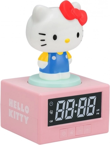 Świecący budzik stołowy Hello Kitty z projekcją