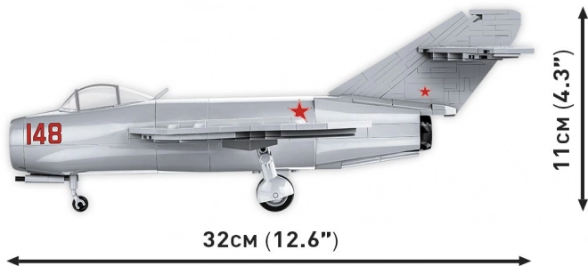 COBI 2416 Wojna Koreańska MIG-15 FAGOT, 1:32, 504 k, 1 f