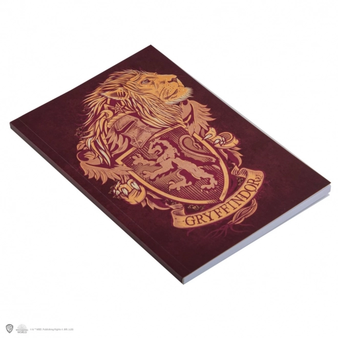 Harry Potter liniowy notes Gryffindor