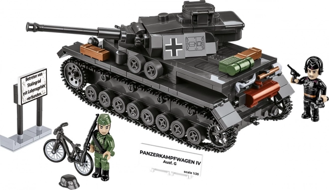 COBI 3127 Druga Wojna Światowa Niemiecki czołg Panzerkampfwagen IV Ausf. G 1:35