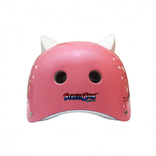 Kask Kot Helm różowy - rozmiar M