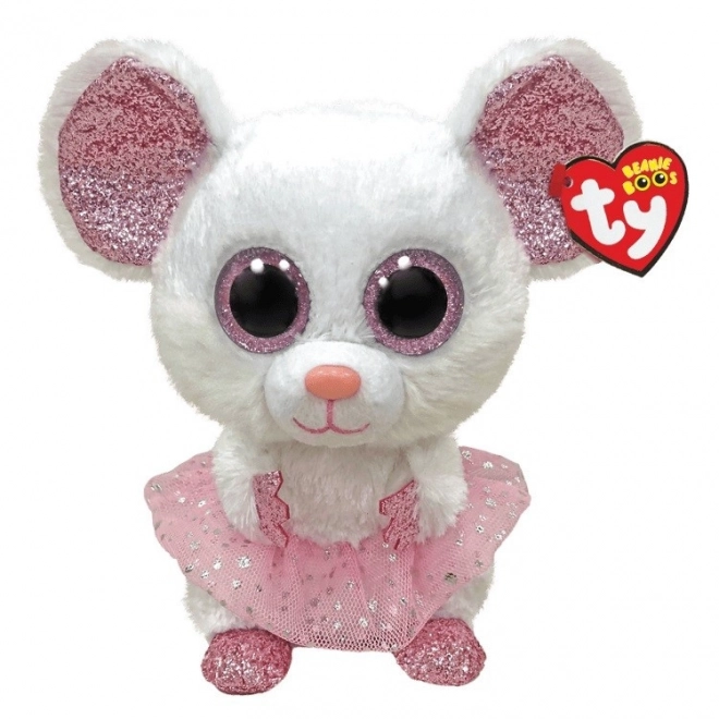 Maskotka Ty, biała baletka - Nina 24 cm