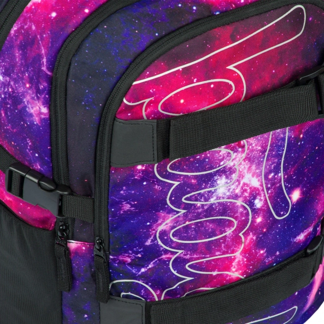 BAAGL Plecak szkolny Skate Galaxy