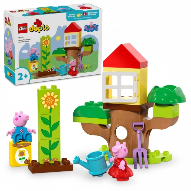 LEGO DUPLO 10431 Świnka Peppa - ogród i domek na drzewie