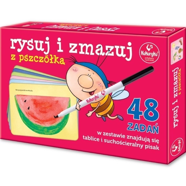 Rysuj i ścieraj z Pszczółką