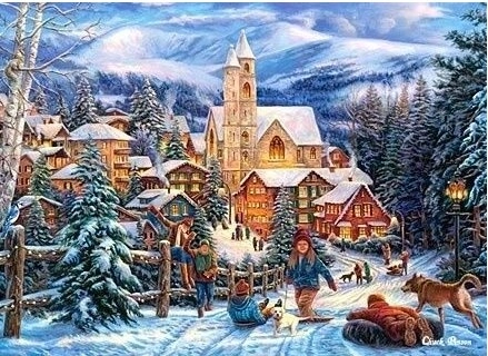Puzzle 300 elementów Pościg do miasta