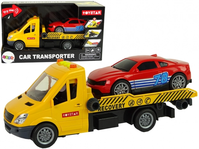 Ciężarówka Transporter Pomoc Rampowej Auto Dźwięki Światła