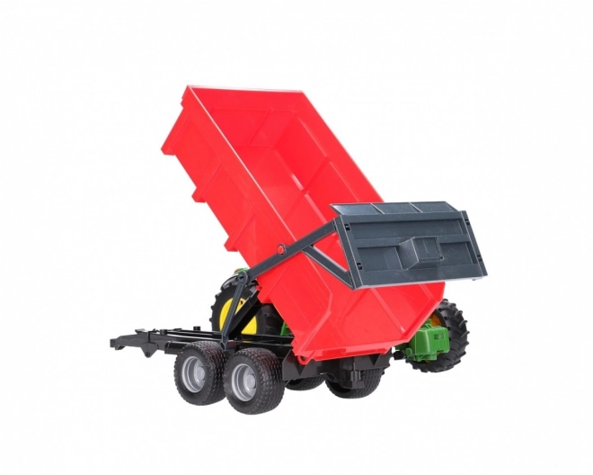 Bruder Traktor John Deere z przyczepą wywrotką