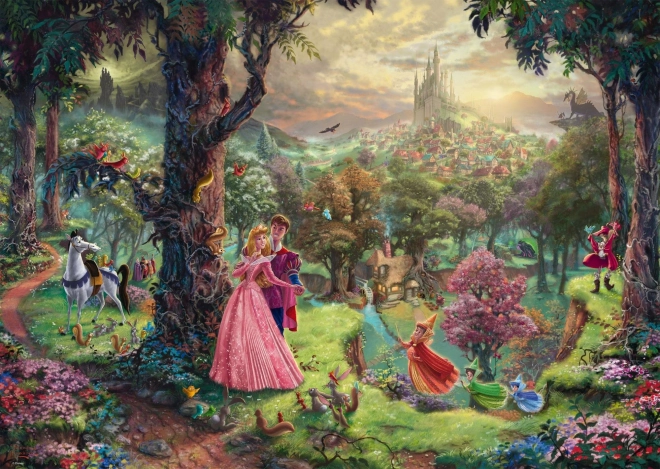 Puzzle Śpiąca Królewna 1000 elementów