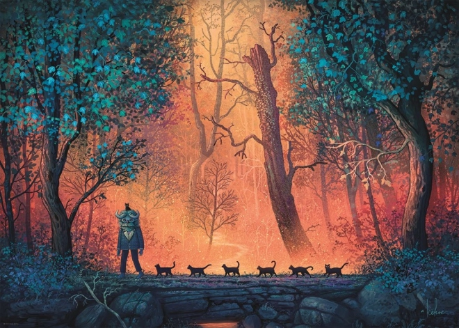 Puzzle HEYE Inner Mystic: marsz przez las 1000 elementów