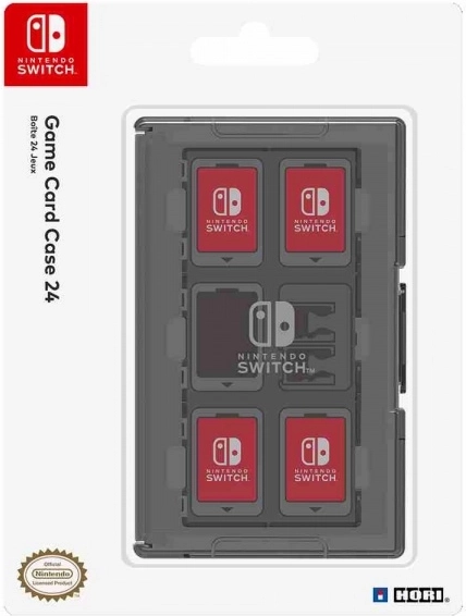 Etui na 24 kart z grami do Nintendo Switch – czarne