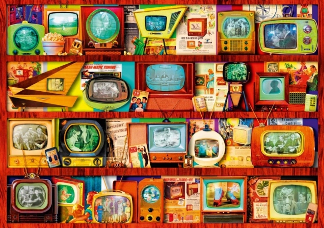 Puzzle Złota era telewizji 1000 elementów