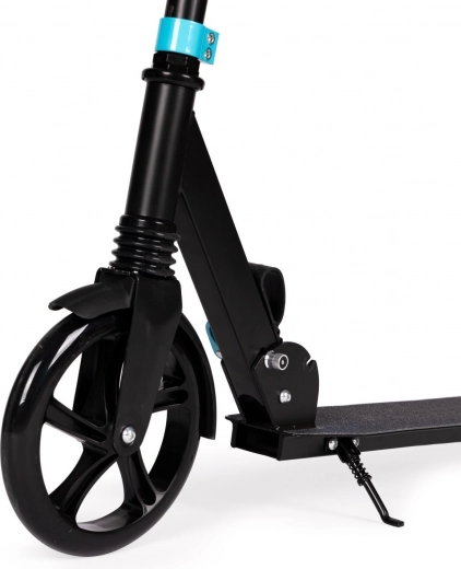 Szybkie składanie, nóżka i bezpieczne hamowanie