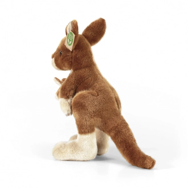 Rappa Pluszowy kangur z młodym 27 cm EKOLOGICZNY