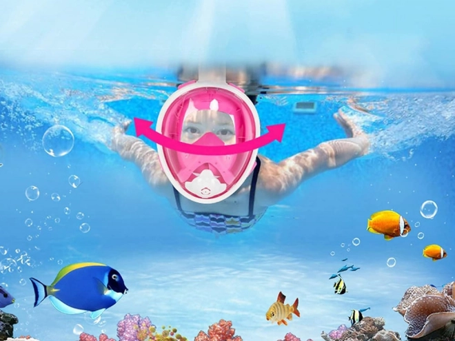 Pełna maska do nurkowania i snorkelingu S/M SP0762 RO