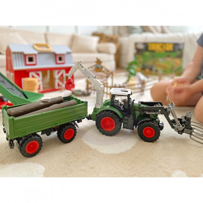 Zestaw maszyn rolniczych traktor mini farma WOOPIE