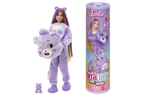 Barbie Cutie Reveal Troskliwe misie w fioletowym kolorze