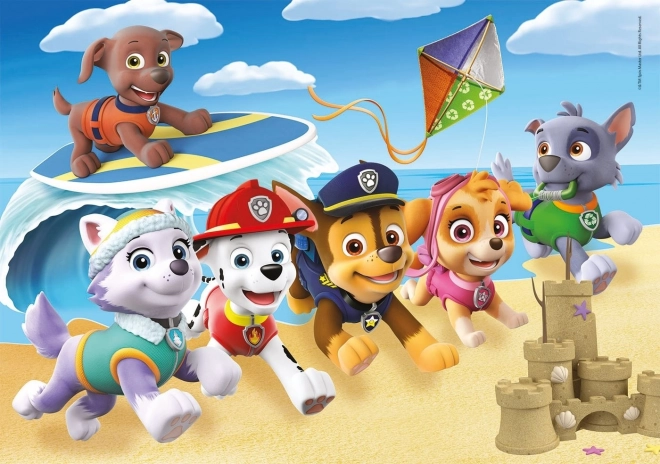 Puzzle 60 elementów Super Color Psi Patrol