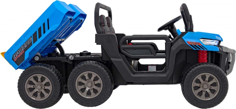 Elektrycznie podnoszona skrzynia z otwieraną burtą