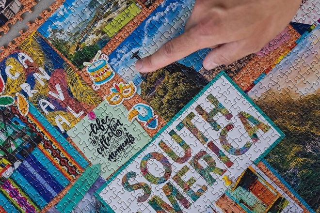 TREFL Puzzle UFT Podróż tysiąca mil 13500 elementów