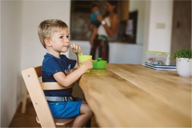 FreeOn Drewniane krzesełko do karmienia Chef Natur