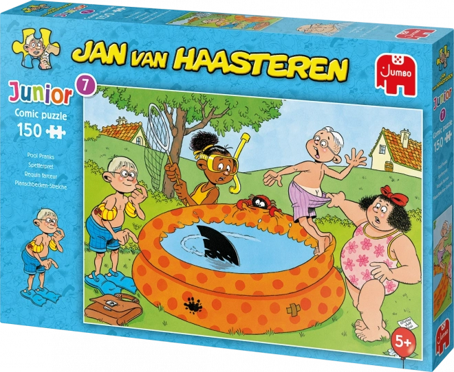 JUMBO Puzzle JvH Junior 7: Figle przy basenie 150 elementów