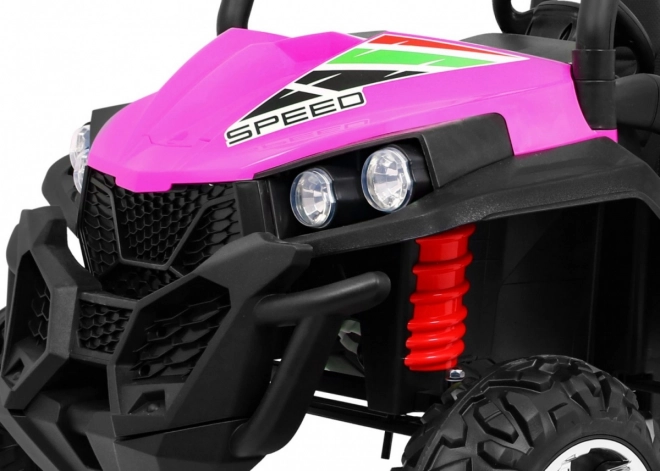 Dziecięce terenowe auto Grand Buggy 4x4 Różowe z pilotem