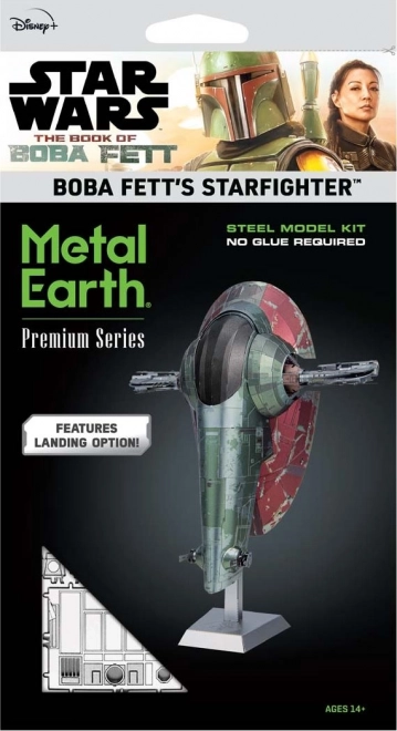 METAL EARTH 3D puzzle Star Wars: Myśliwiec Boba Fett'a (ICONX)