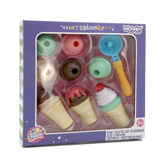 Zestaw lodziarza Ice Cream Play Set 15 sztuk