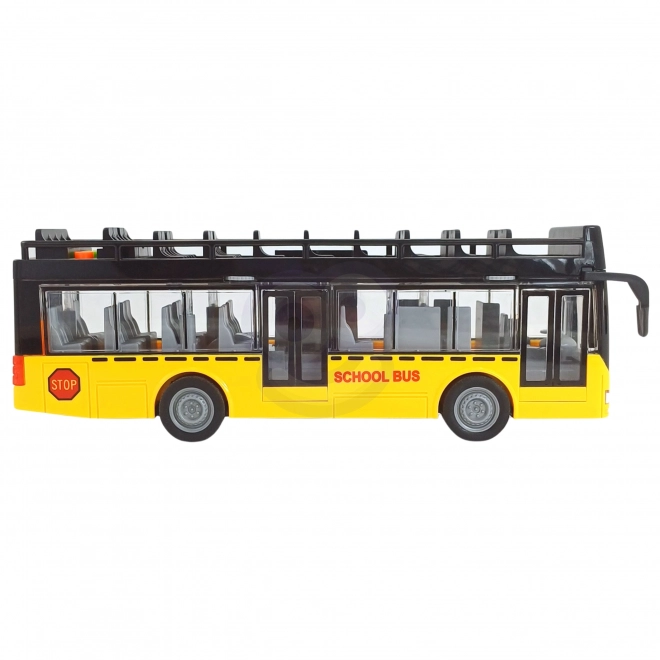 Autobus WOOPIE ze światłami i otwieranymi drzwiami