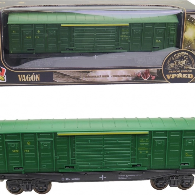 Wagon kryty zielony 25 cm