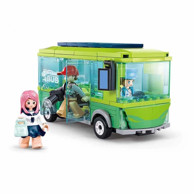 Detale autobusu transportowego