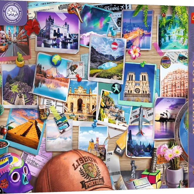 Puzzle TREFL Premium Plus Czas na Herbatę: Wspomnienia z Podróży 500 Elementów