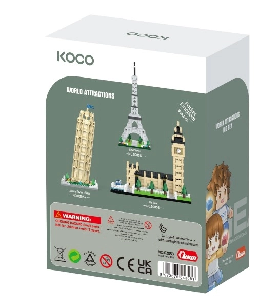 Klocki KOCO Big Ben 523 sztuk